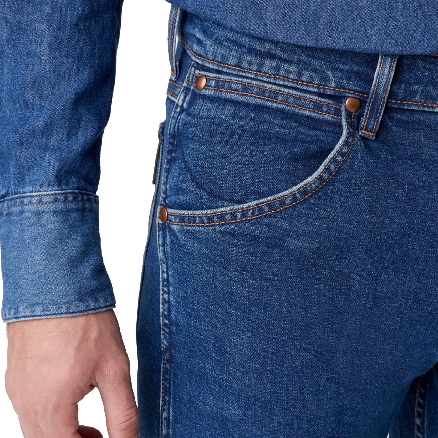 WRANGLER '11MWZ' Slim Western Jeans in 6 Month Wash