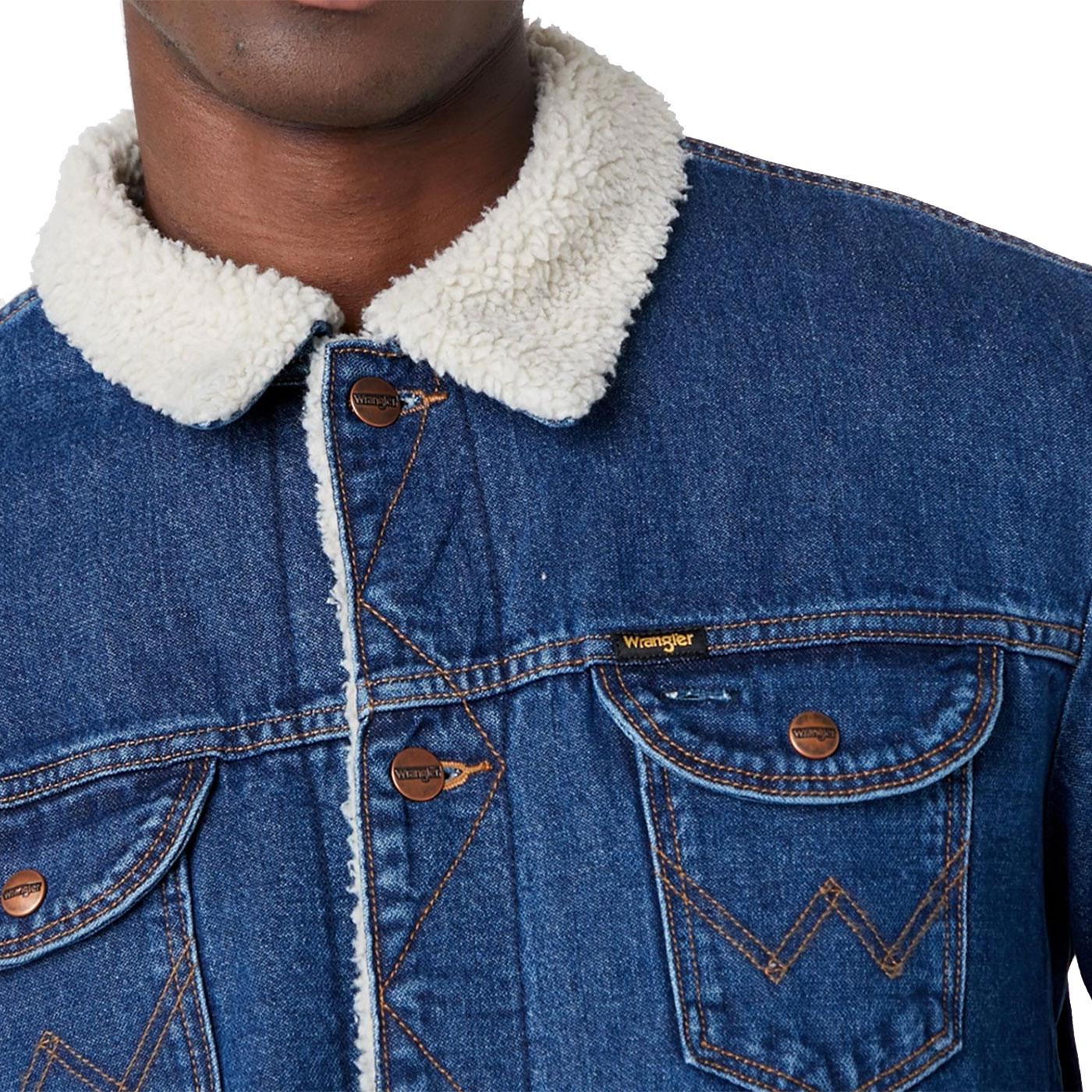 WRANGLER 124MJ Men's Denim Sherpa Jacket in 6 months