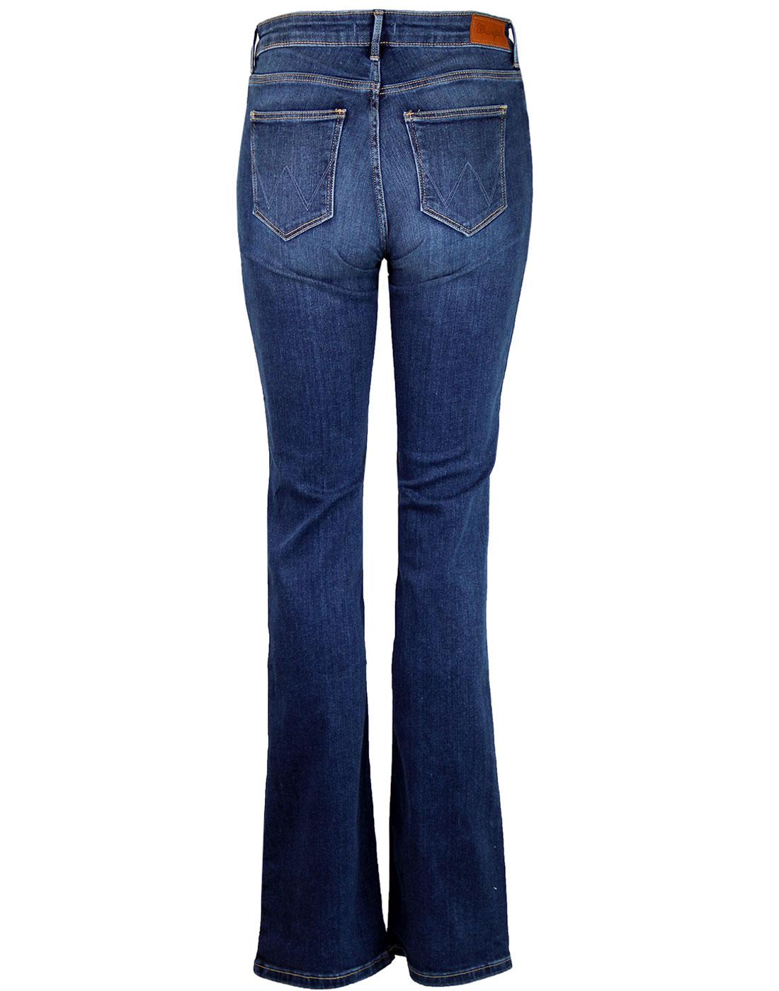 WRANGLER Women's 1970's Bootcut Jeans in Authentic Blue