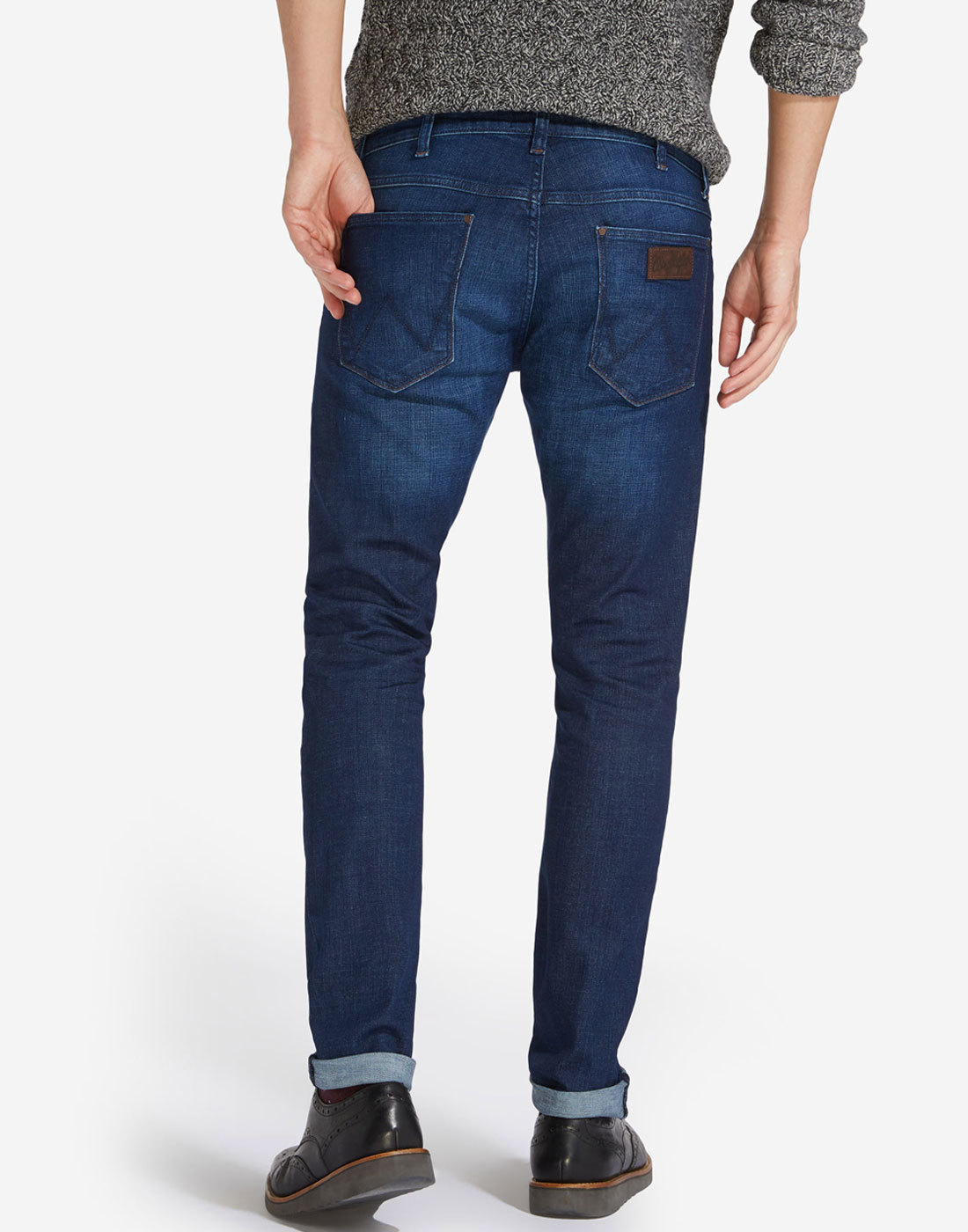 wrangler jeans dark blue