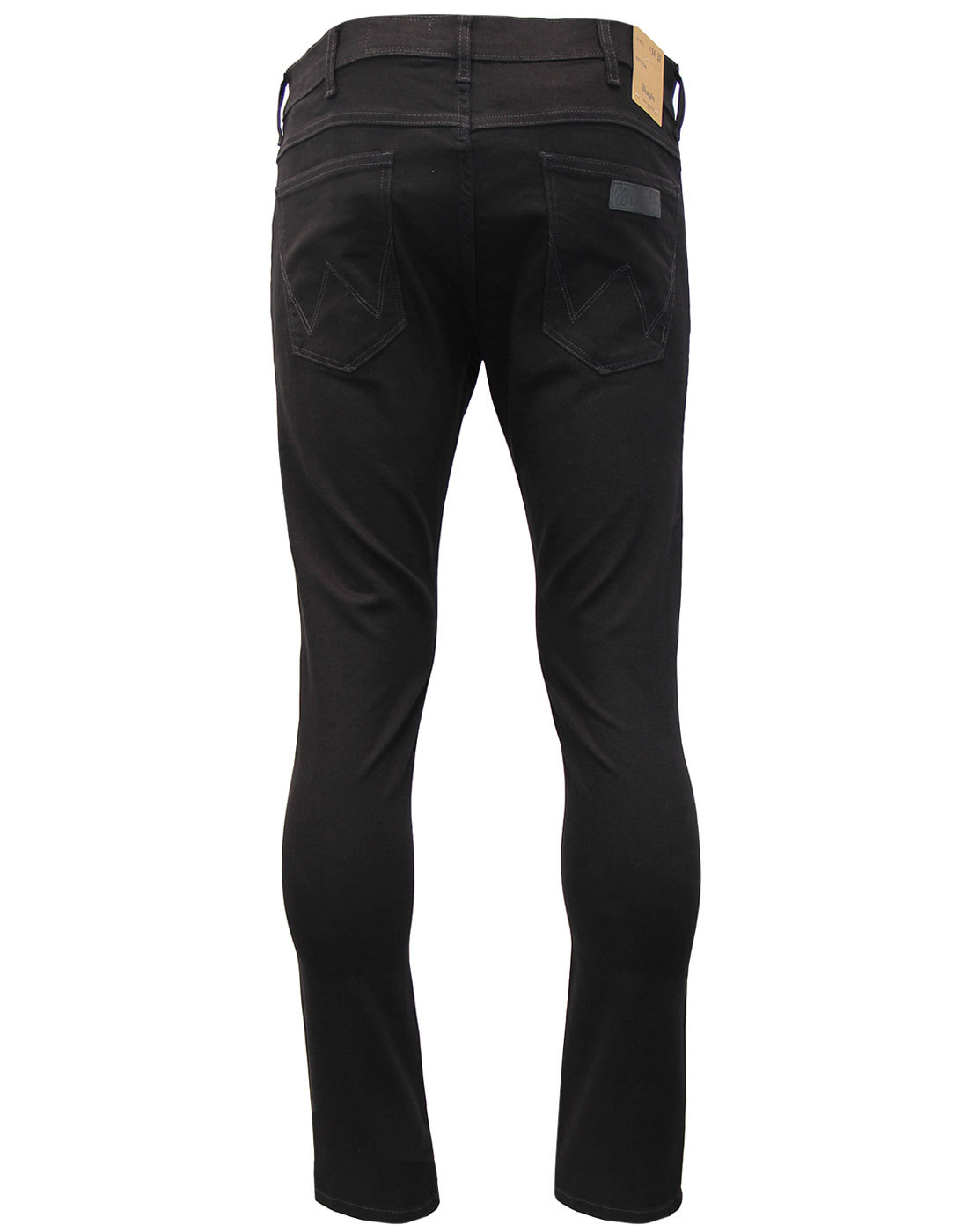 WRANGLER Bryson Men's Retro Mod Skinny Denim Jeans in Black