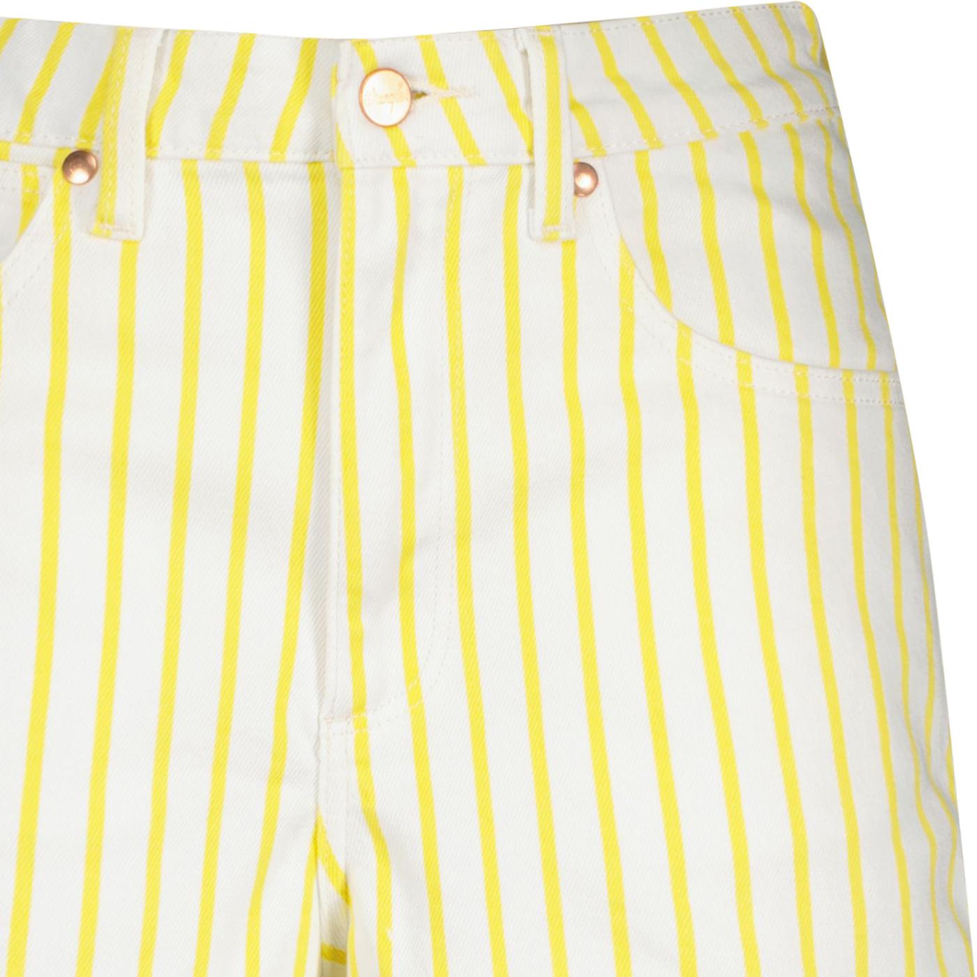 Striped on sale shorts ladies