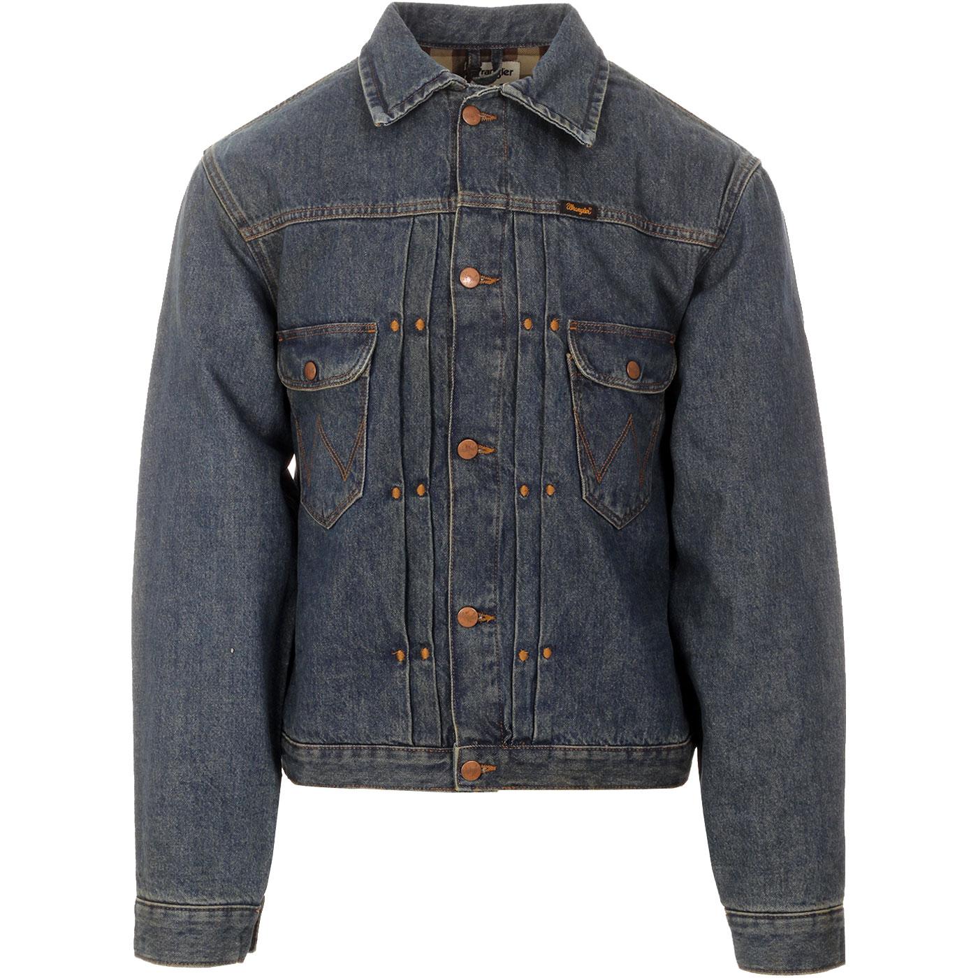 WRANGLER Retro Flannel Lined Heritage Denim Jacket