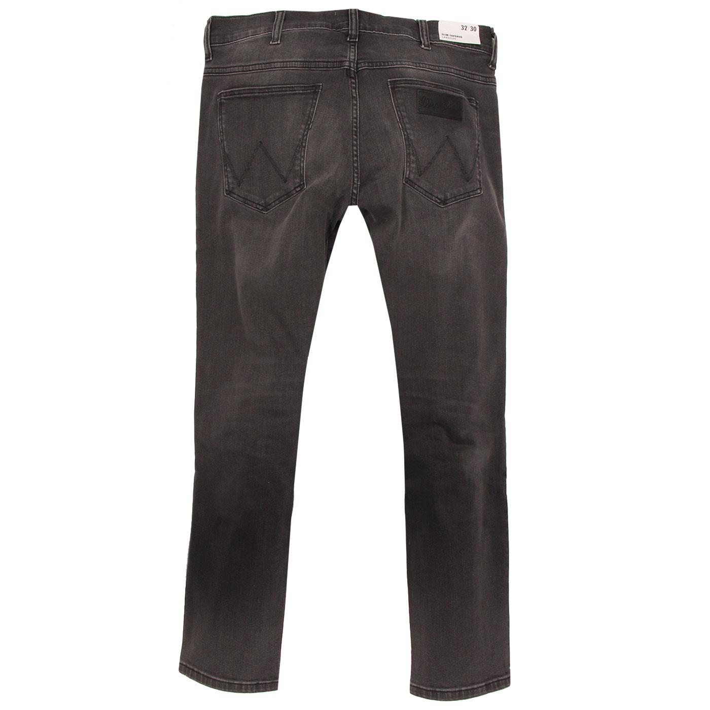 WRANGLER 'Larston' Slim Tapered Denim Jeans in Dark Steel