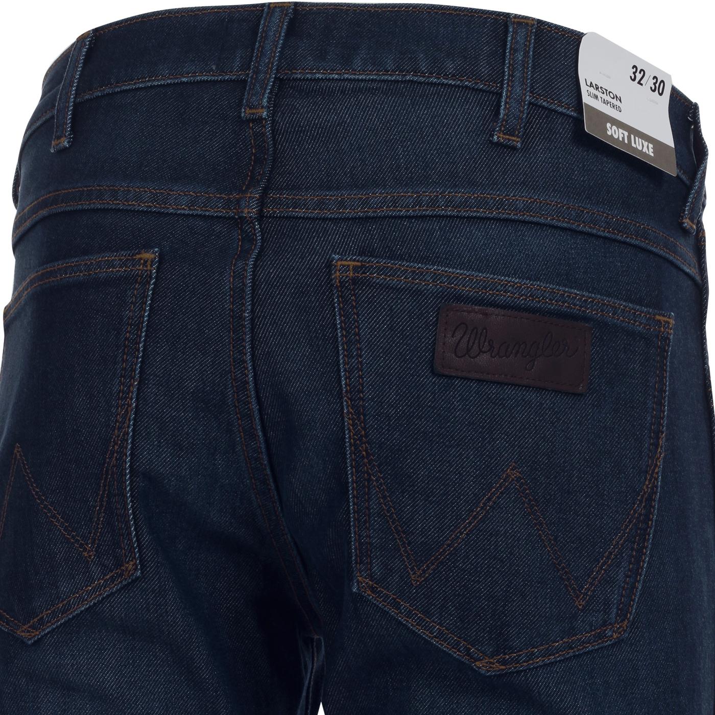 WRANGLER Larston Retro Slim Taper Jeans in Sphere Blue
