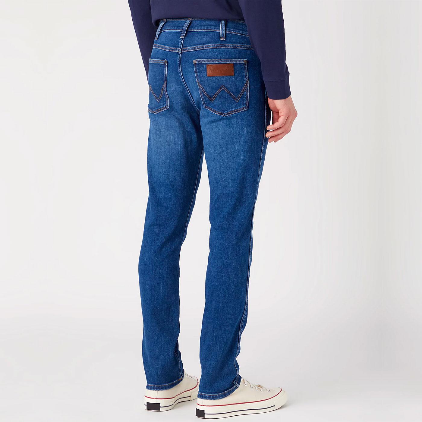 Wrangler Larston 812 Slim Taper Stretch Denim Jeans in Orion