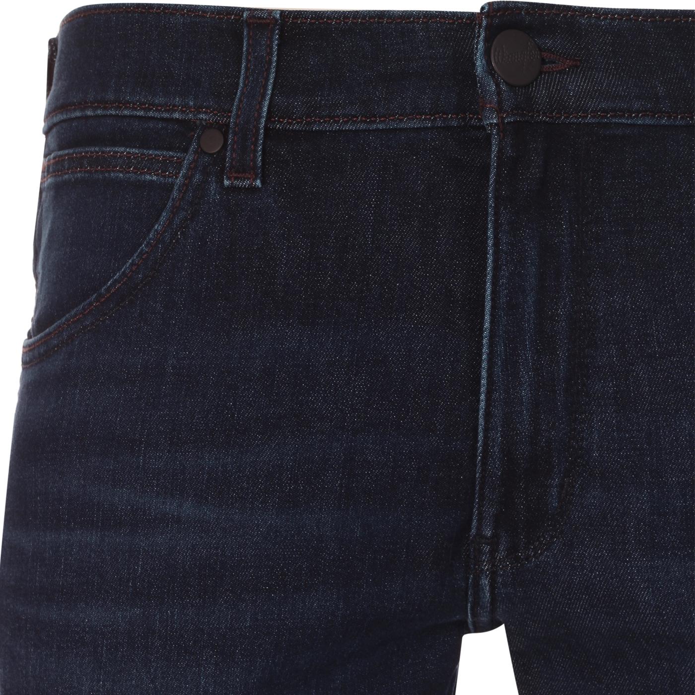 Larston WRANGLER 812 Slim Tapered Retro Jeans in Dark Blue