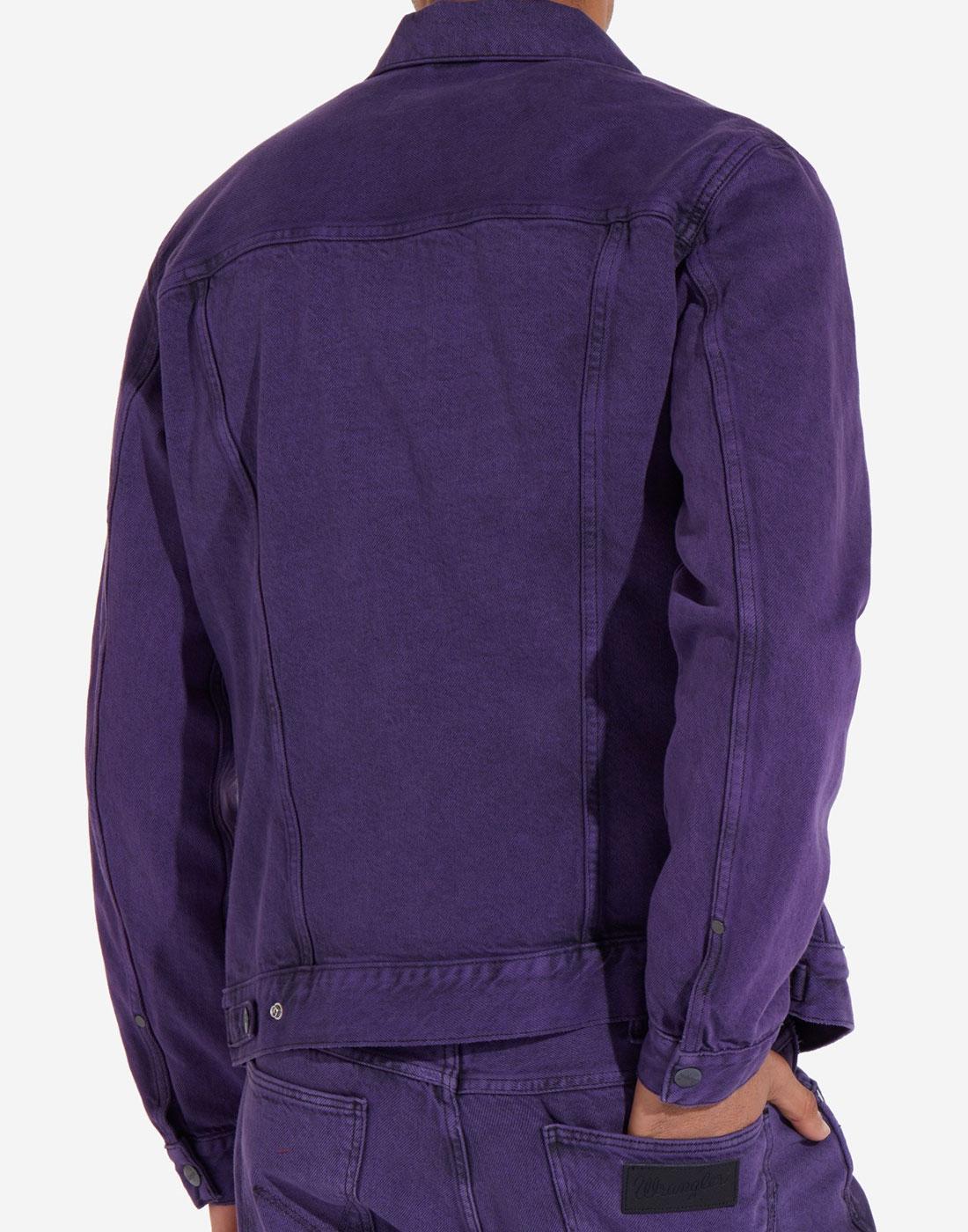 WRANGLER Retro 70s Purple Pop Regular Denim Jacket
