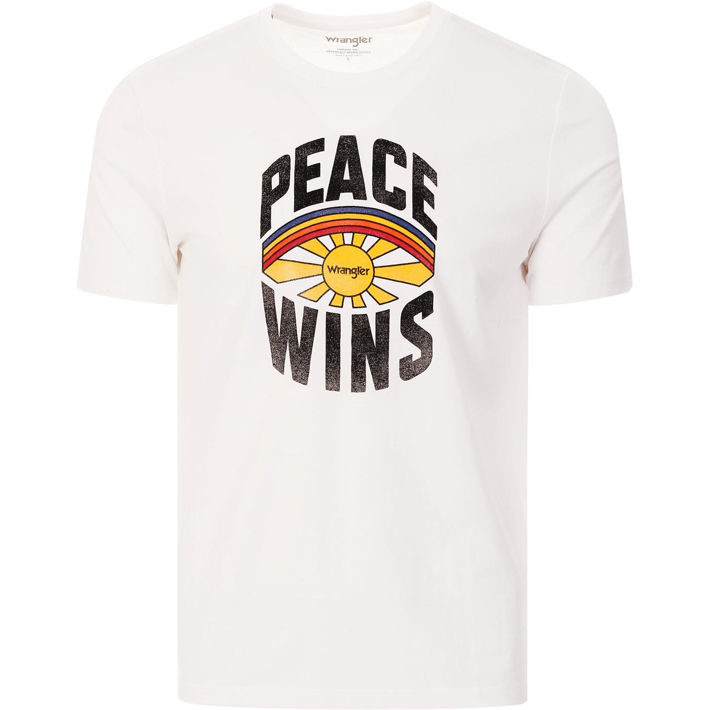 WRANGLER Peace Wins Retro 70s Sunburst Tee