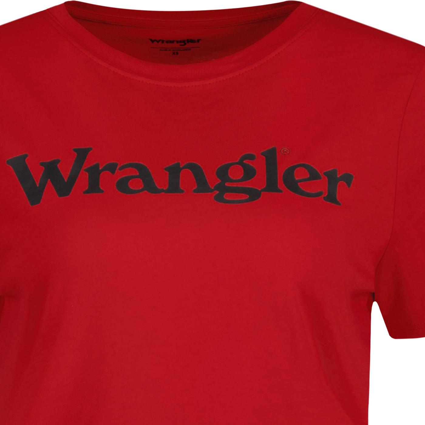 Wrangler Retro Americana Regular Tee Formula Red