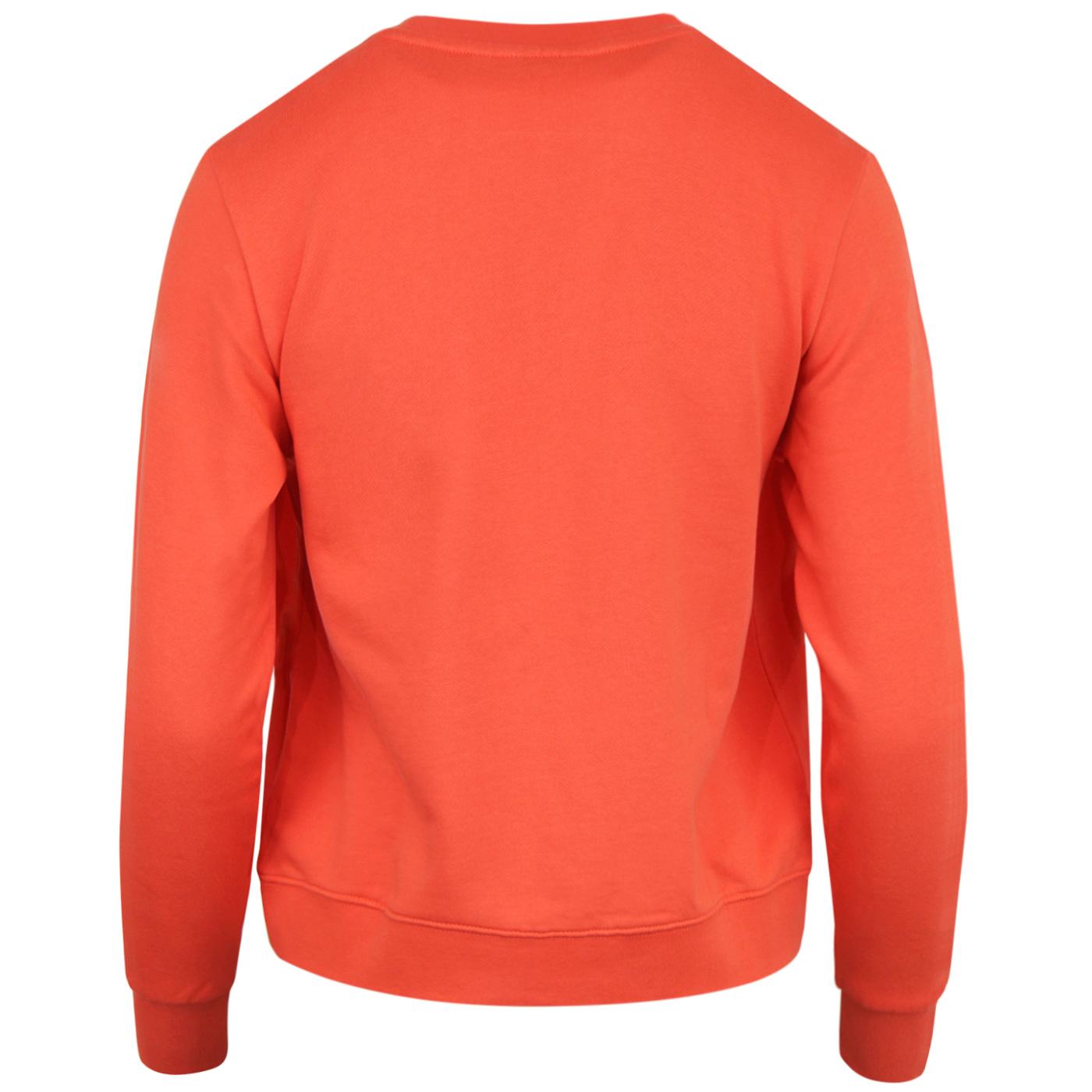 WRANGLER Women's 70's Horse Logo Sweater in Orange