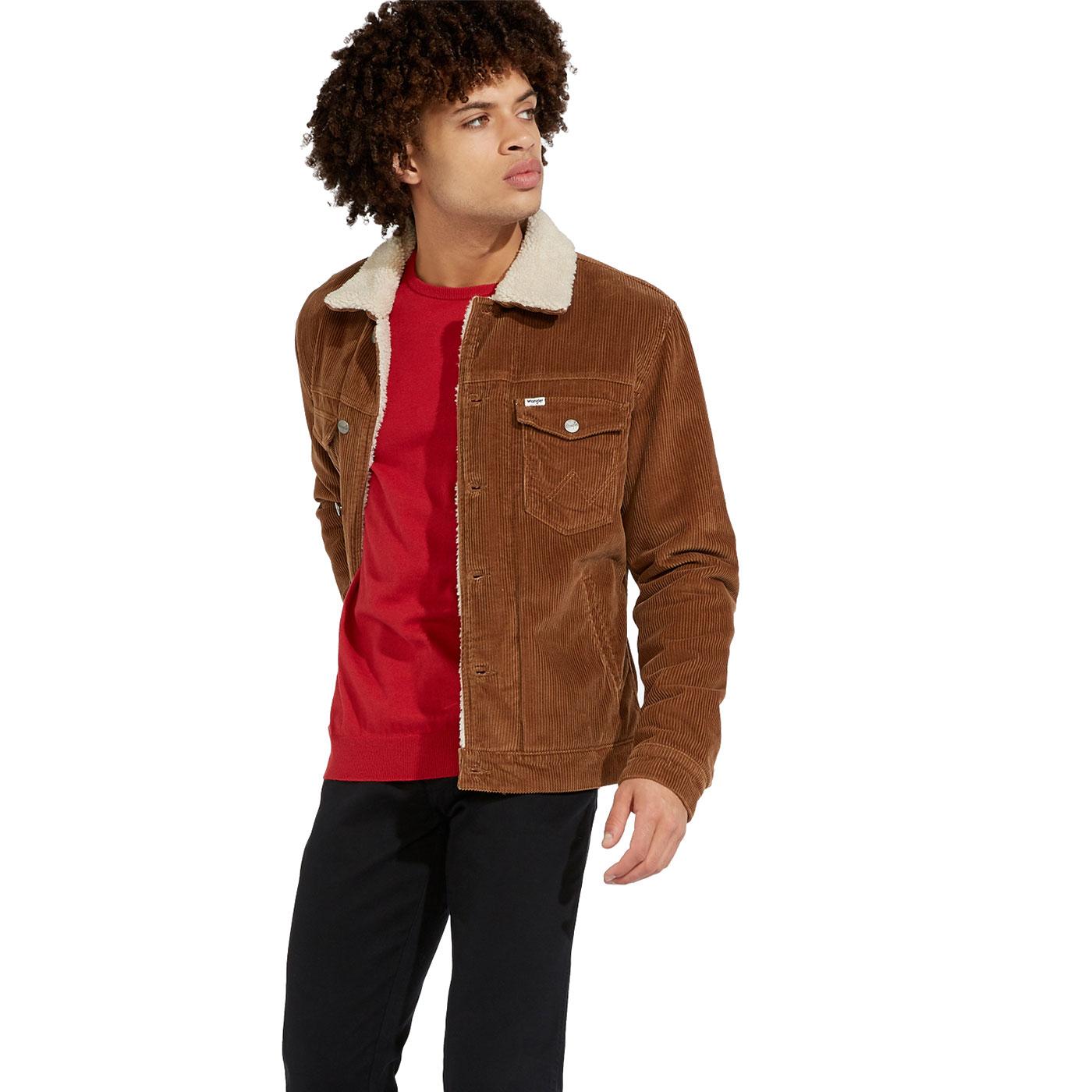 brown wrangler jacket