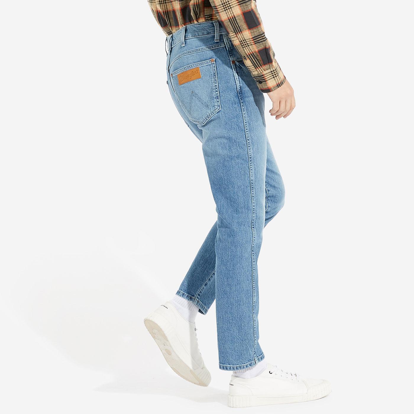 WRANGLER 'Slider' Mens Regular Tapered Jeans Light Bower