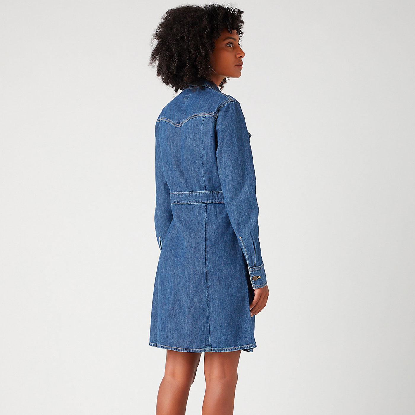 Wrangler denim hot sale shirt dress