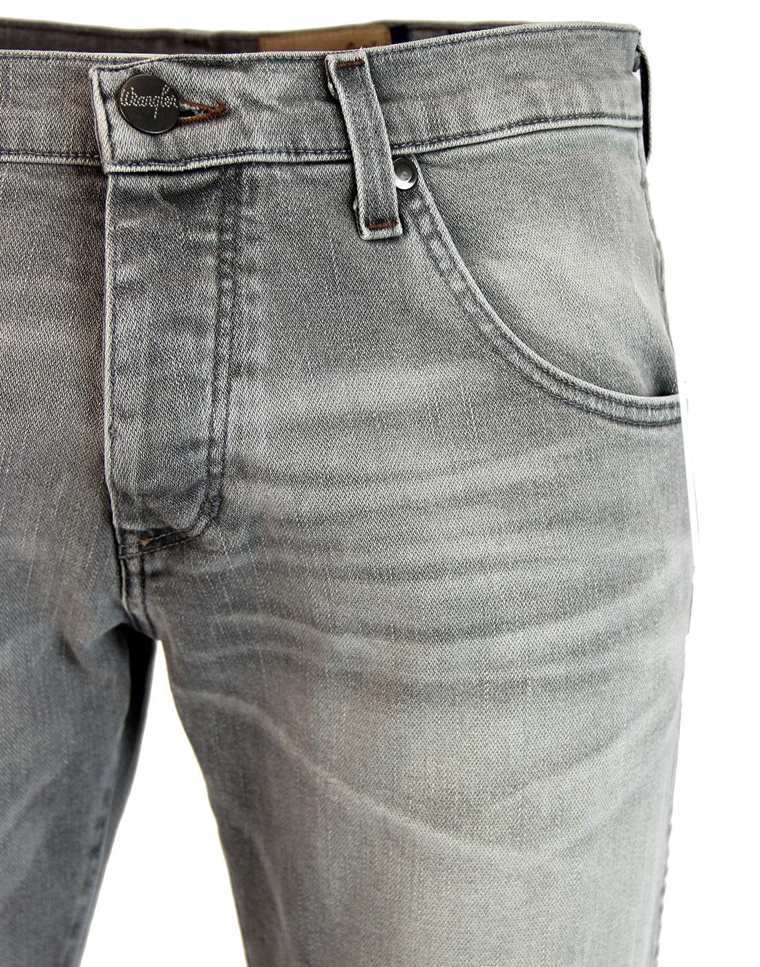 WRANGLER Spencer Retro Mod Relaxed Slim Distressed Denim Jeans
