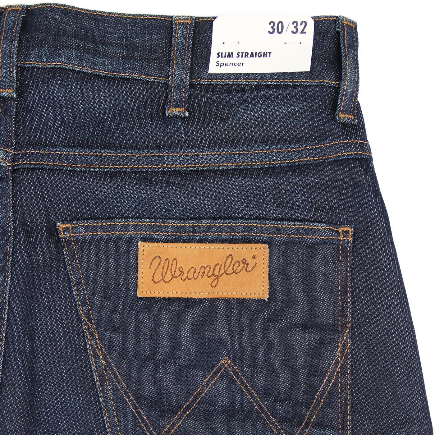 WRANGLER Spencer Retro Mod Denim Jeans in Rinse Blue