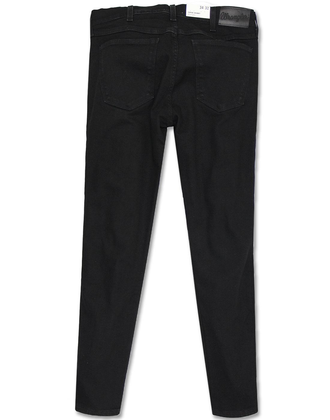 black wrangler skinny jeans