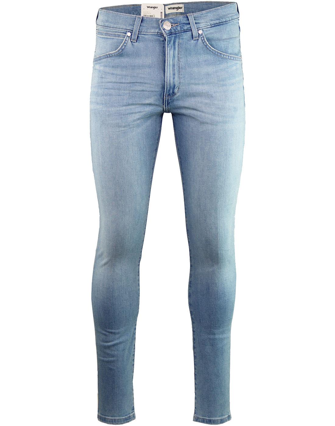 WRANGLER 'Strangler' Super Skinny Jeans in Tainted Blue