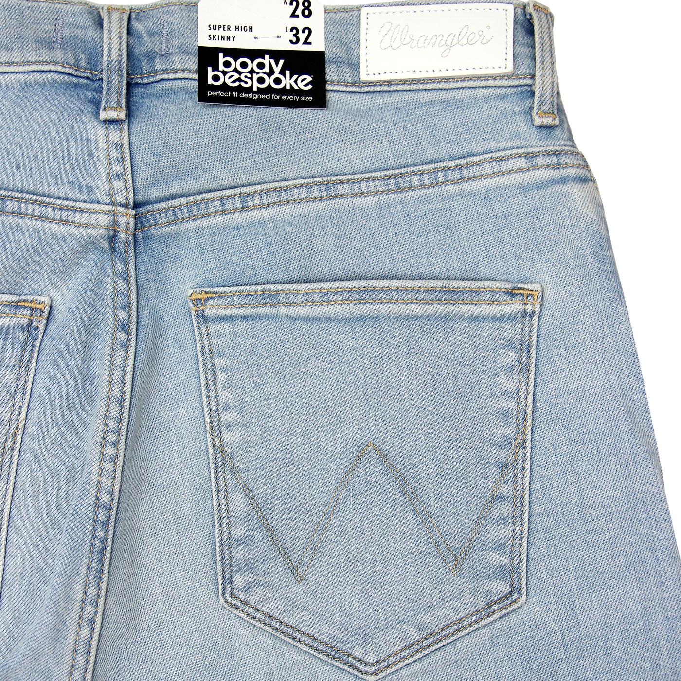 wrangler super high skinny jeans