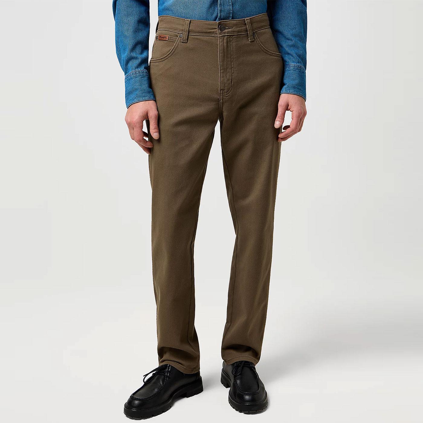Wrangler Texas 5 Pocket Straight Twill Trousers T