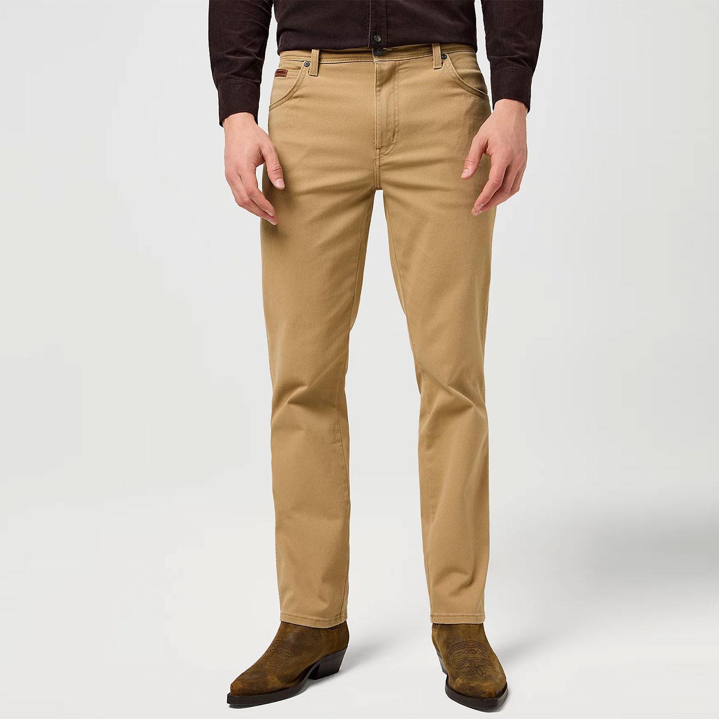 Wrangler Texas 5 Pocket Straight Twill Trousers TE