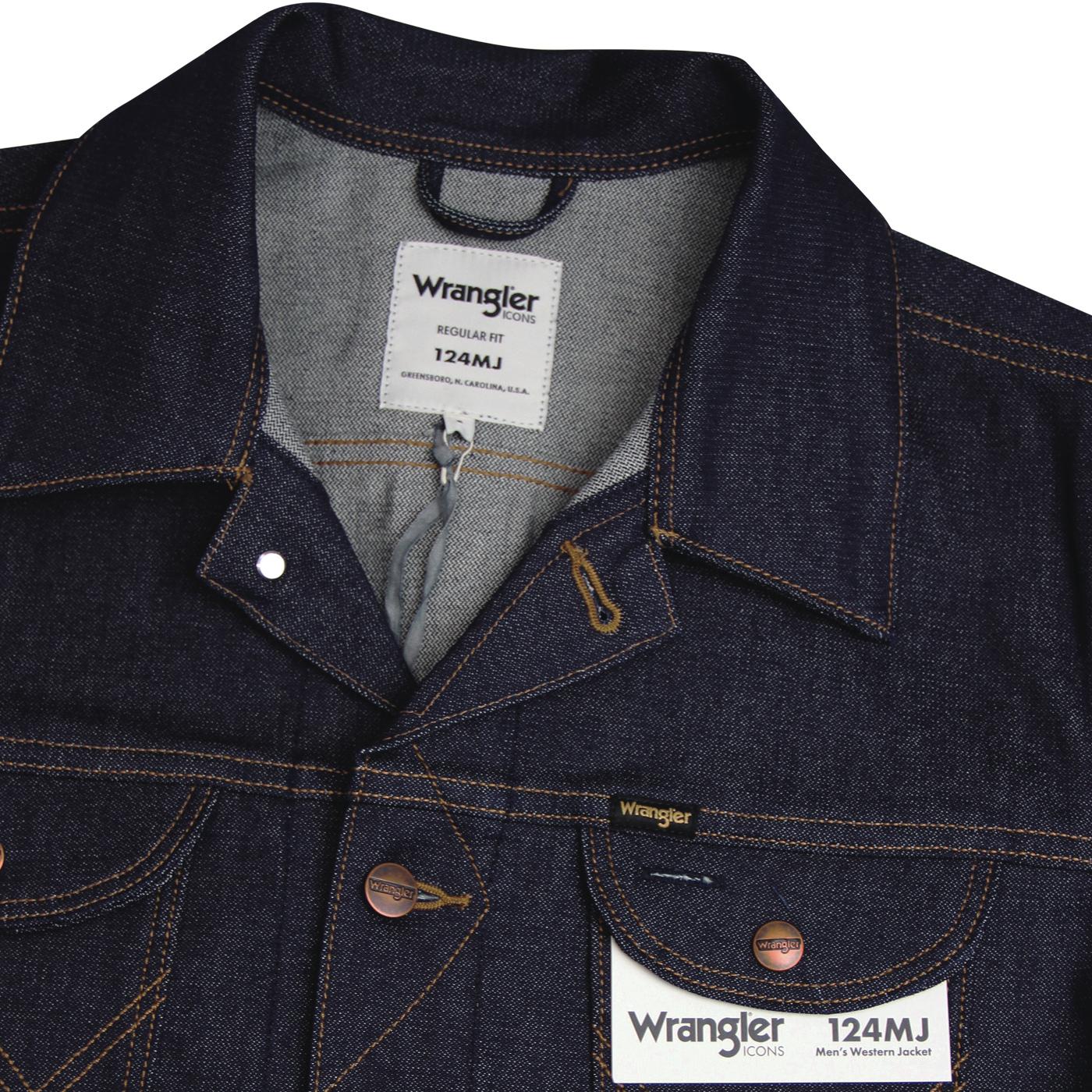 WRANGLER 124MJ Retro Mod Men's Denim Western Jacket