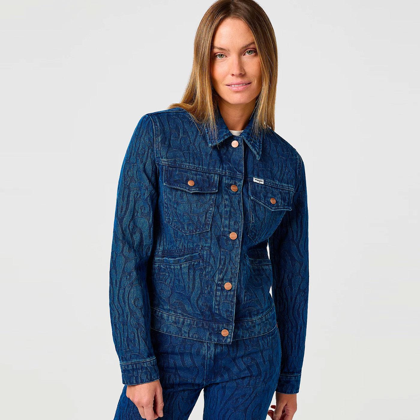 Wrangler Regular Heritage Groovy Denim Jacket 