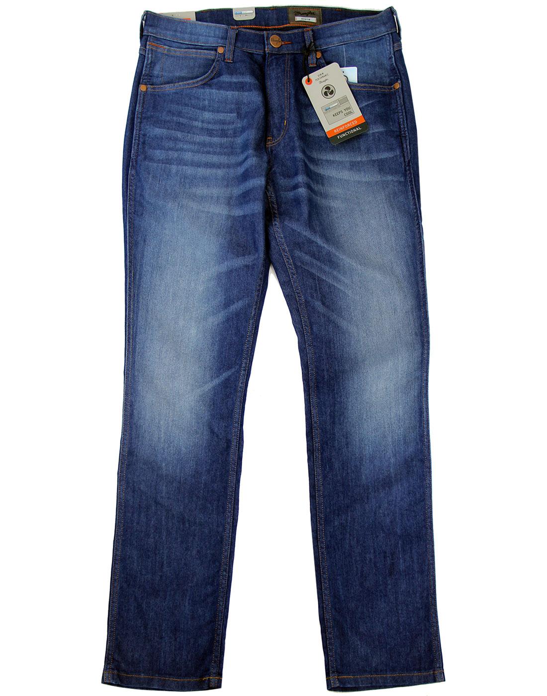 WRANGLER Bostin Retro Mod Slim Coolmax Denim Jeans Make Good