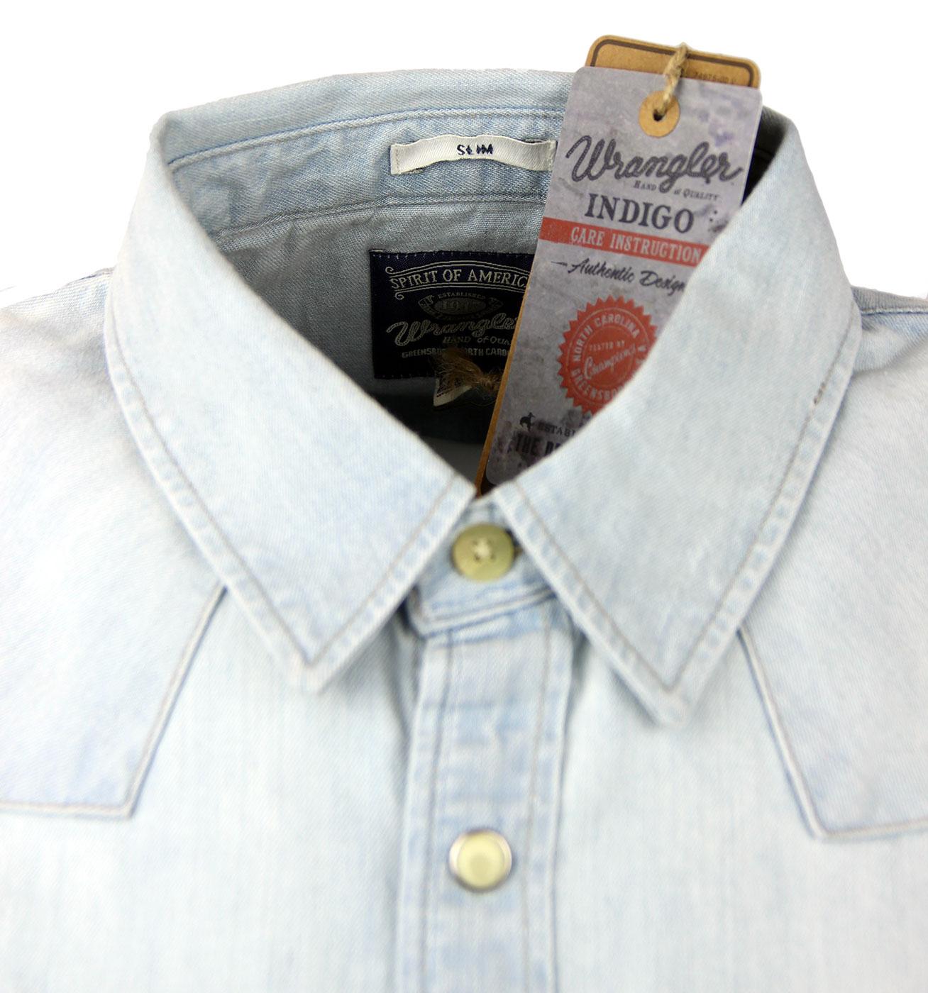 vintage wrangler shirt labels