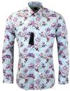 Brimstone 1 LIKE NO OTHER Floral Cityscape Shirt