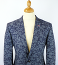 Miracoli 1 LIKE NO OTHER Mod Floral Linen Blazer