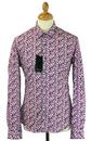 Corms 1 LIKE NO OTHER Retro 60s Floral Print Shirt