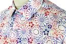 Floral Linen 1 LIKE NO OTHER Gradient Flower Shirt