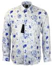 Palps 1 LIKE NO OTHER Retro 70s Floral Linen Shirt