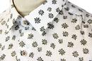 Magenlli 1 LIKE NO OTHER Retro Linen Floral Shirt