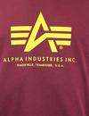 ALPHA INDUSTRIES Retro Mod Contrast Logo T-Shirt