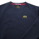 ALPHA INDUSTRIES Basic Small Logo Sweater New Navy