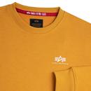 ALPHA INDUSTRIES Basic Small Logo Sweater Wheat