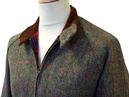 BARACUTA G4 Slim Fit Harris Tweed Retro Mod Jacket