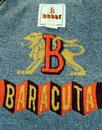 BARACUTA G9 Wax Padded Mod Knit Logo Harrington O