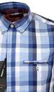 BEN SHERMAN Twin Pocket Multi Check Mod Shirt (CB)