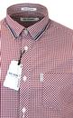 BEN SHERMAN Iconic Tipping Stripe Gingham Shirt