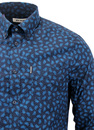 BEN SHERMAN Retro Mod Sixties Paisley Dot Shirt