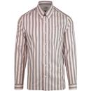 BEN SHERMAN Ivy Oxford Stripe Mod L/S Shirt (LP)