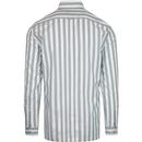BEN SHERMAN Ivy Stripe L/S Mod Oxford Shirt (JB)