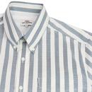 BEN SHERMAN Ivy Stripe L/S Mod Oxford Shirt (JB)