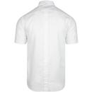 BEN SHERMAN Core SS Button Down Oxford Shirt WHITE