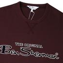 BEN SHERMAN Retro 90s Archive Sweatshirt DARK RED