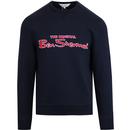 BEN SHERMAN Retro 90s Archive Sweatshirt NAVY