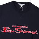 BEN SHERMAN Retro 90s Archive Sweatshirt NAVY